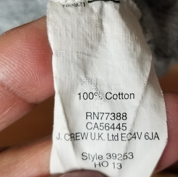 J Crew Factory gray sweatshirt size L - Picture 2 of 4